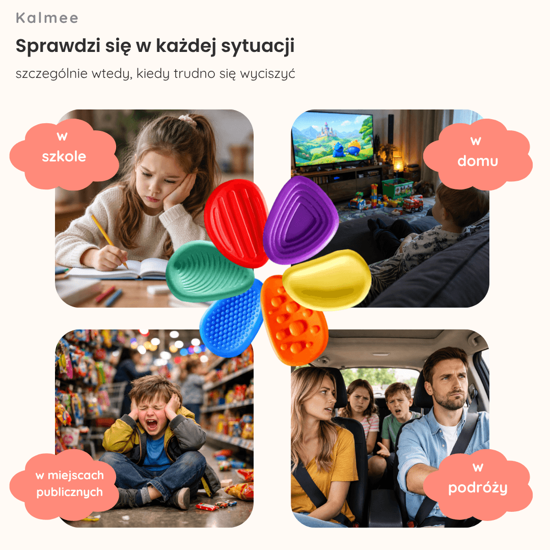 Kalmee - kamyczki sensoryczne do wyciszenia i zajęcia rąk