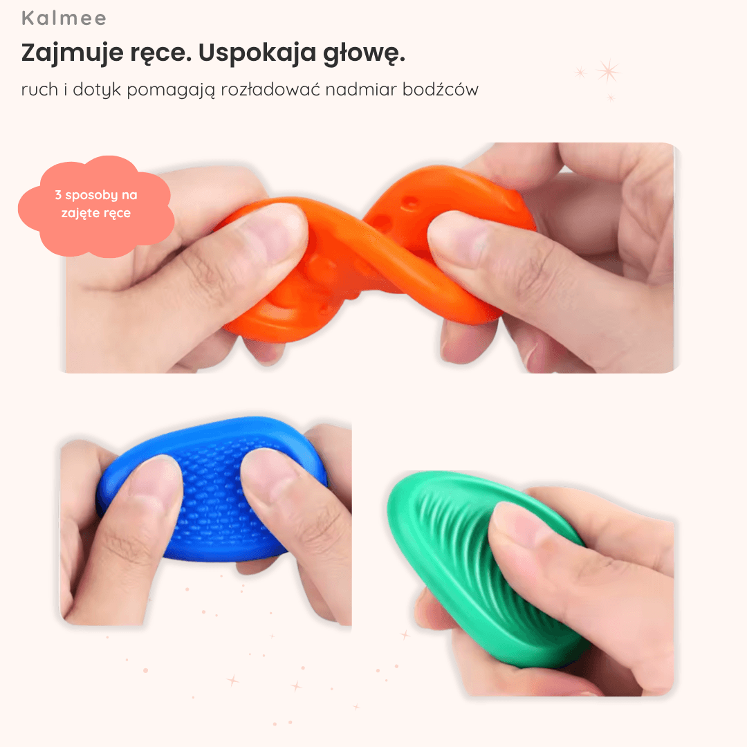 Kalmee - kamyczki sensoryczne do wyciszenia i zajęcia rąk