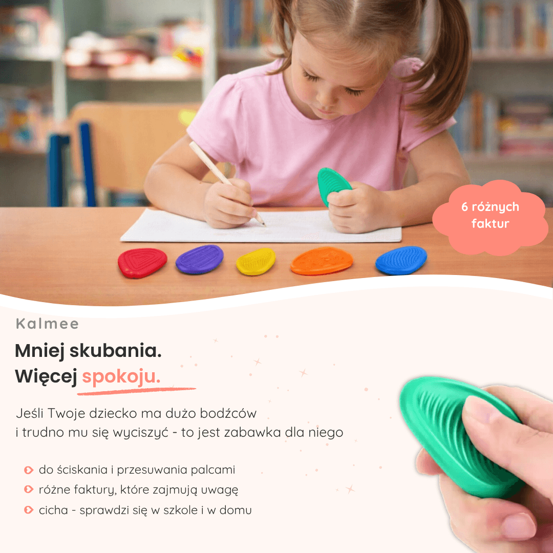 Kalmee - kamyczki sensoryczne do wyciszenia i zajęcia rąk