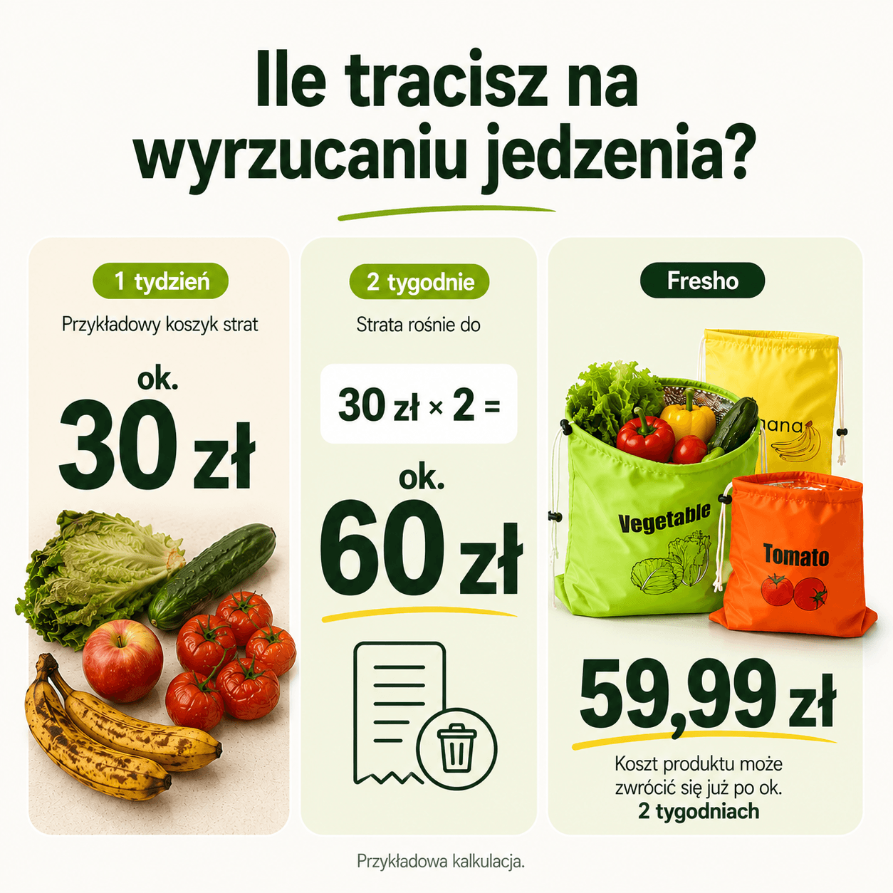 ILE PIENIĘDZY CO TYDZIEŃ LĄDUJE W KOSZU?